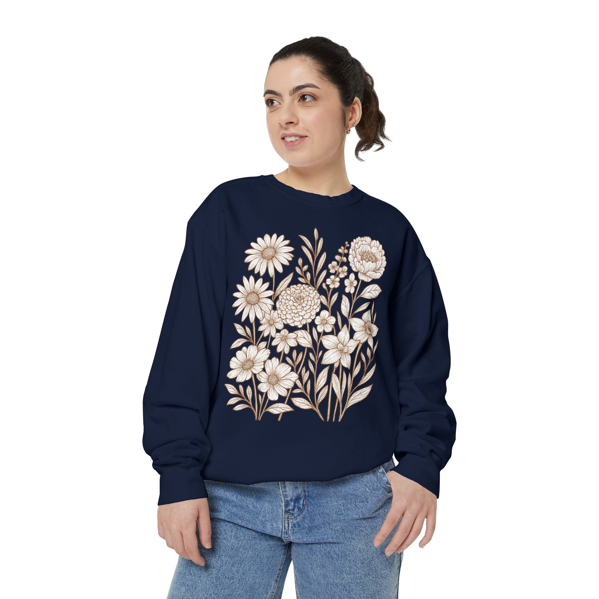 Wildflower Sweatshirt | Floral Boho Sweatshirt