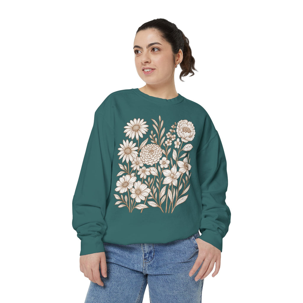 Wildflower Sweatshirt | Floral Boho Sweatshirt