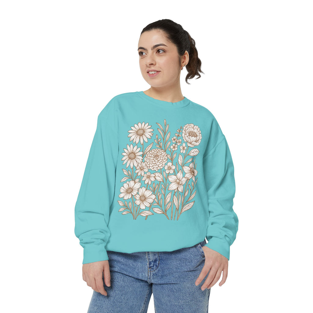 Wildflower Sweatshirt | Floral Boho Sweatshirt