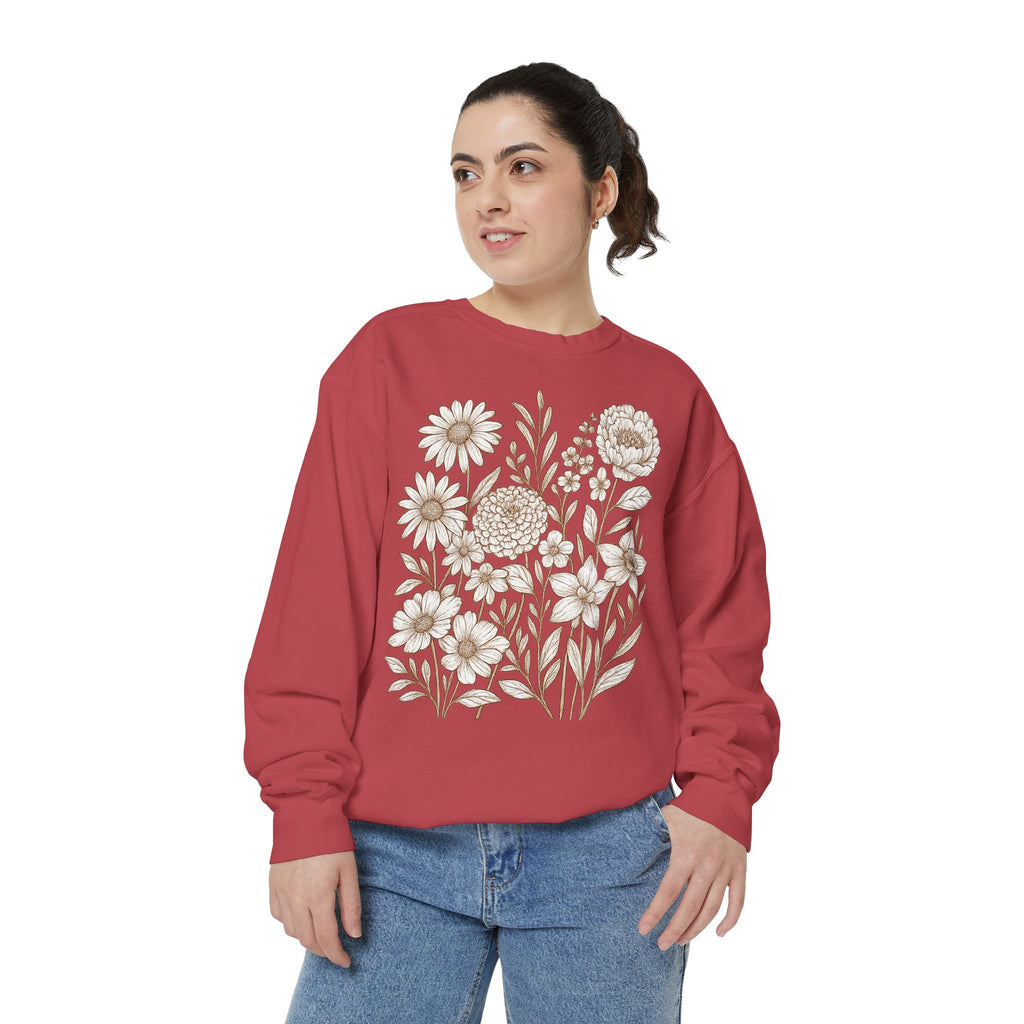 Wildflower Sweatshirt | Floral Boho Sweatshirt
