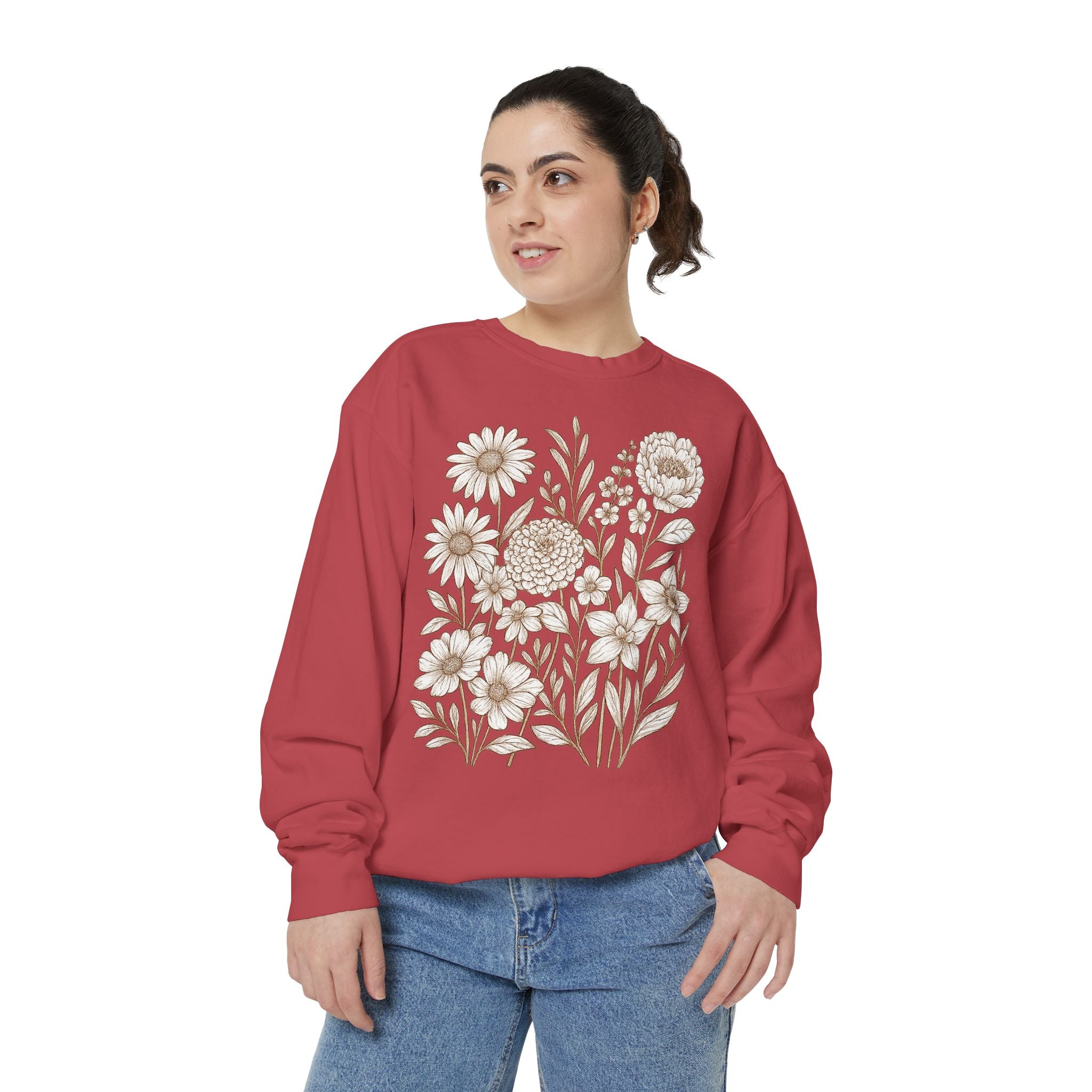 Wildflower Sweatshirt | Floral Boho Sweatshirt