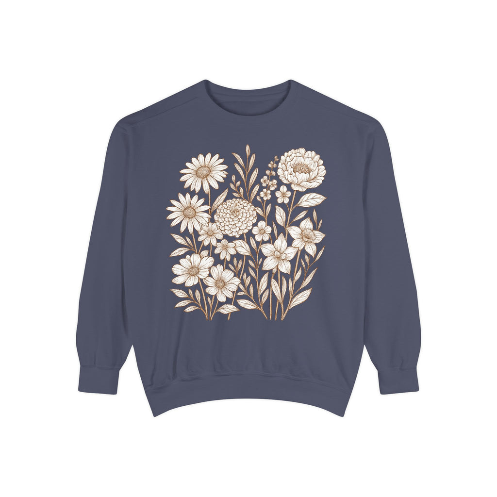 Wildflower Sweatshirt | Floral Boho Sweatshirt