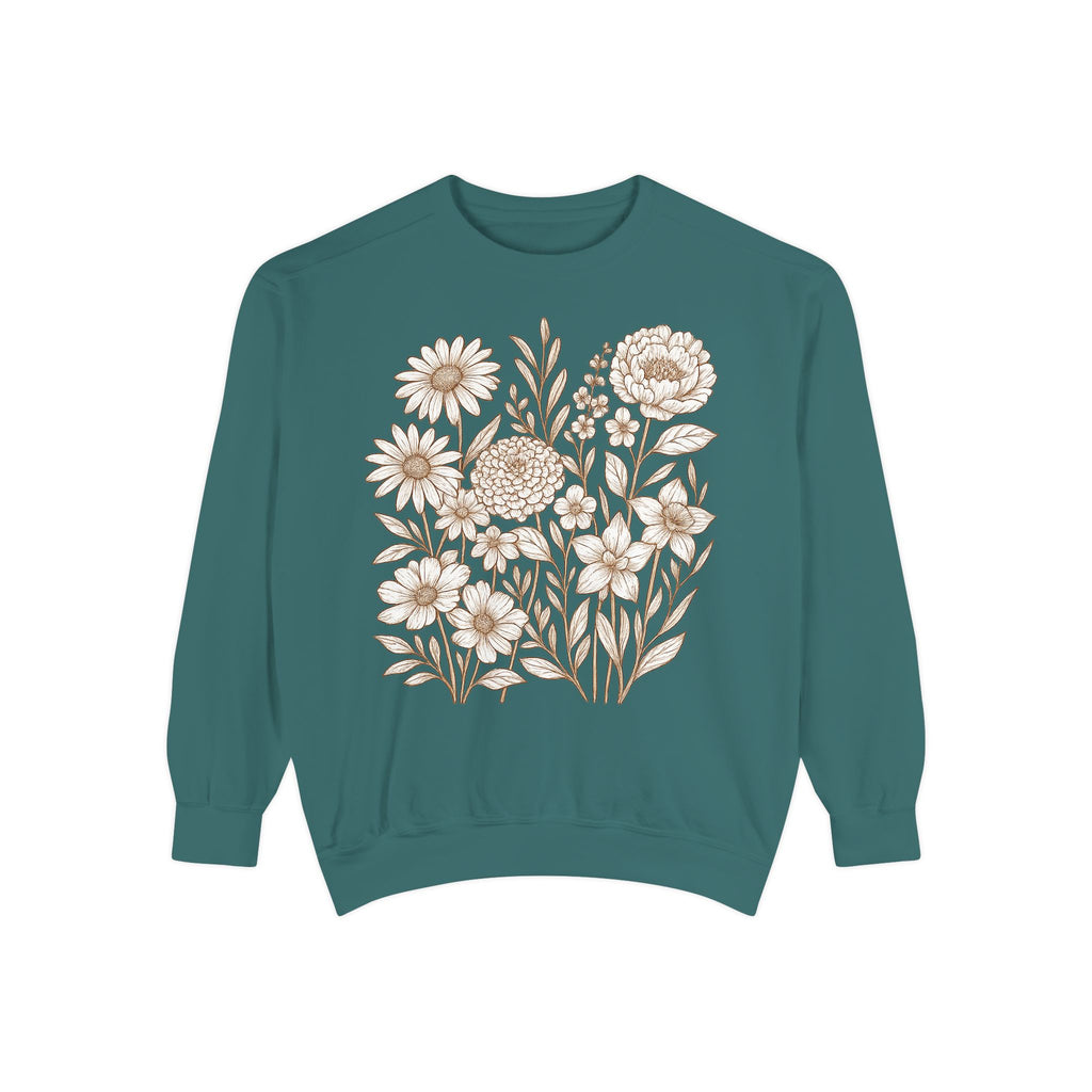 Wildflower Sweatshirt | Floral Boho Sweatshirt