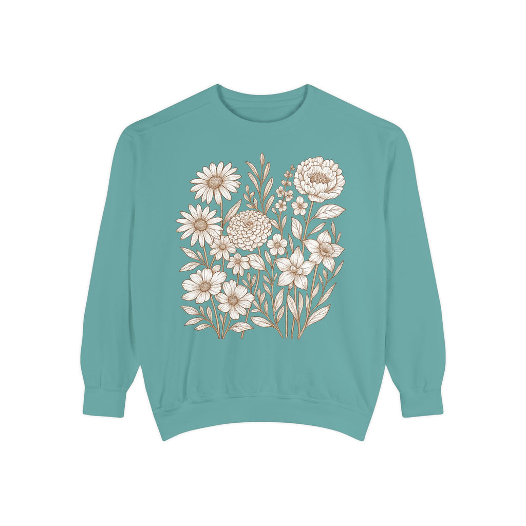 Wildflower Sweatshirt | Floral Boho Sweatshirt