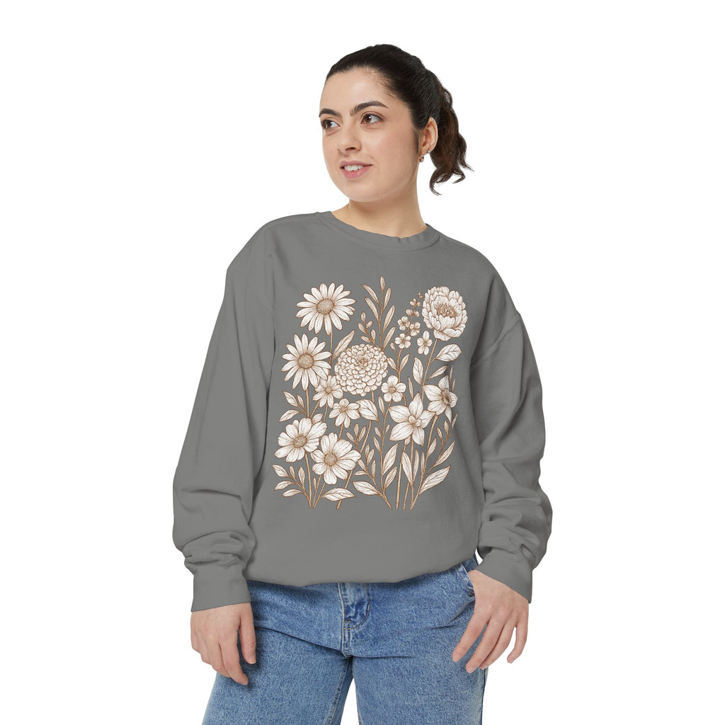 Wildflower Sweatshirt | Floral Boho Sweatshirt