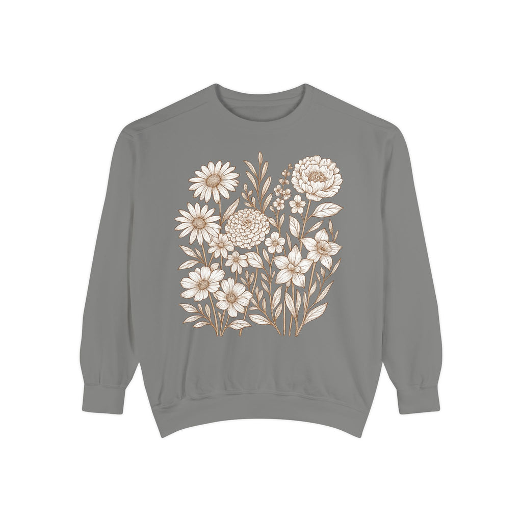 Wildflower Sweatshirt | Floral Boho Sweatshirt