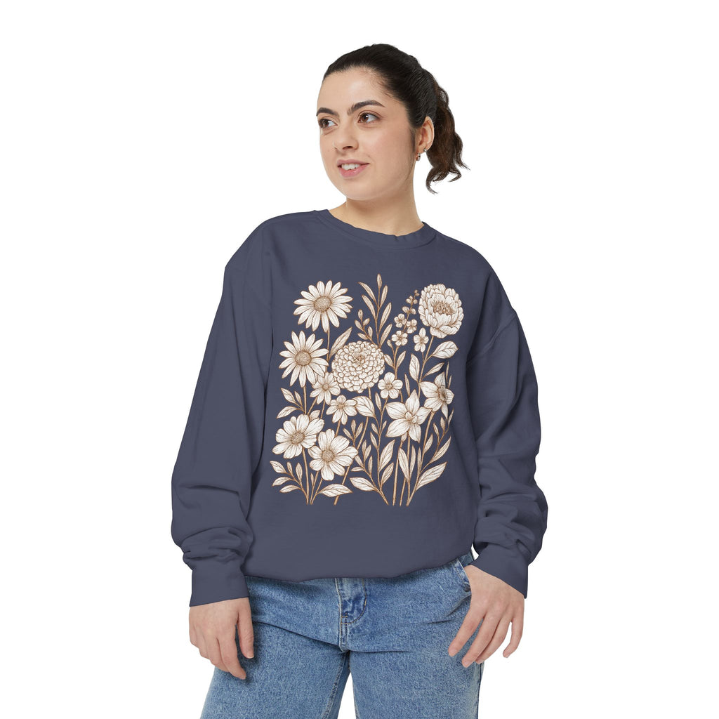 Wildflower Sweatshirt | Floral Boho Sweatshirt