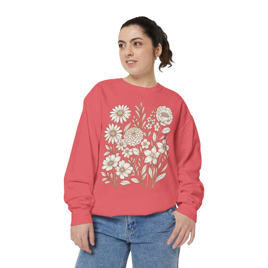 Wildflower Sweatshirt | Floral Boho Sweatshirt