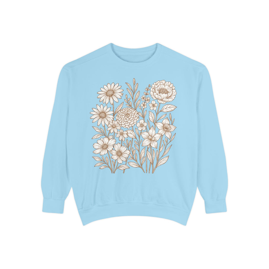 Wildflower Sweatshirt | Floral Boho Sweatshirt