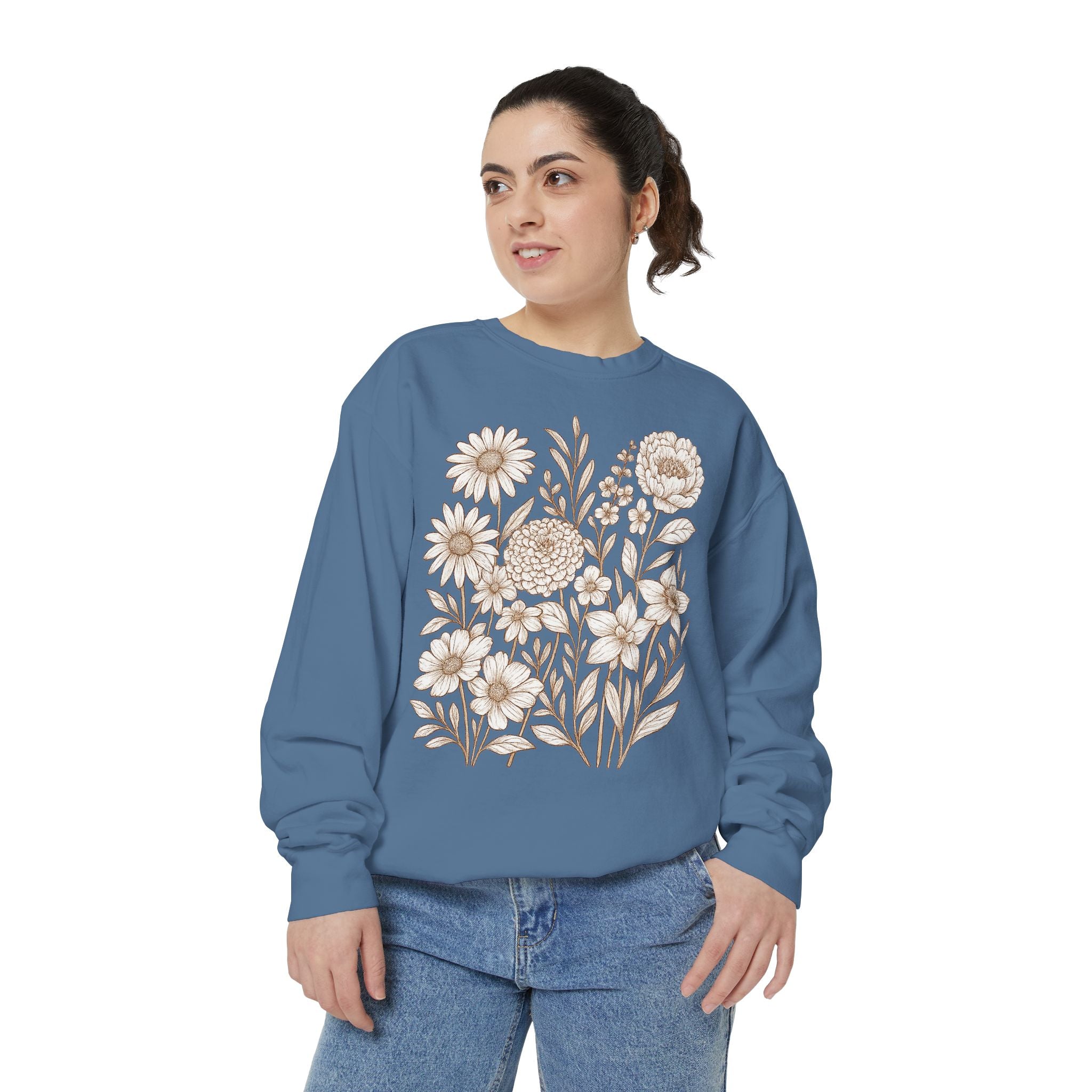Wildflower Sweatshirt | Floral Boho Sweatshirt